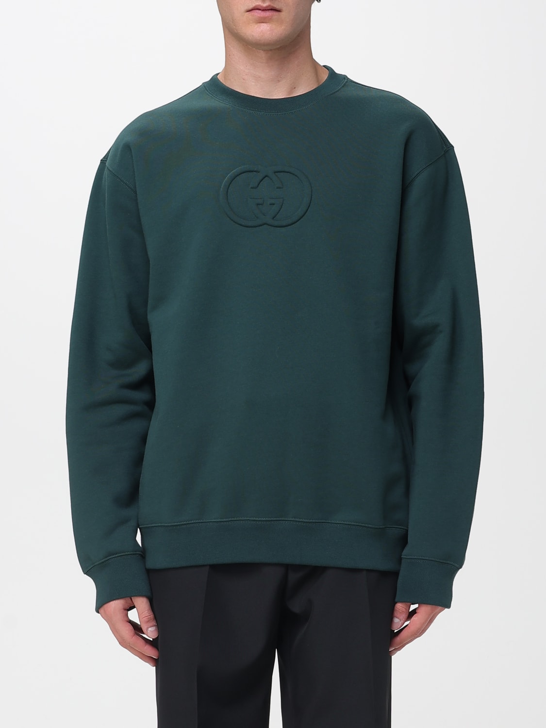 GUCCI SWEATSHIRT: Sweatshirt herren Gucci, Grün - Img 1