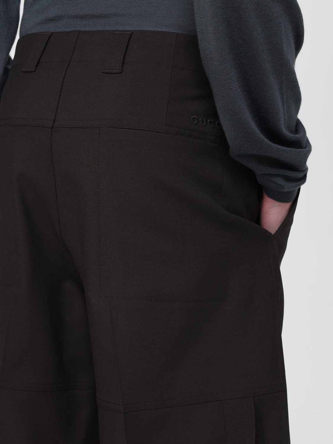 GUCCI SHORTS: Pants men Gucci, Black - Img 5