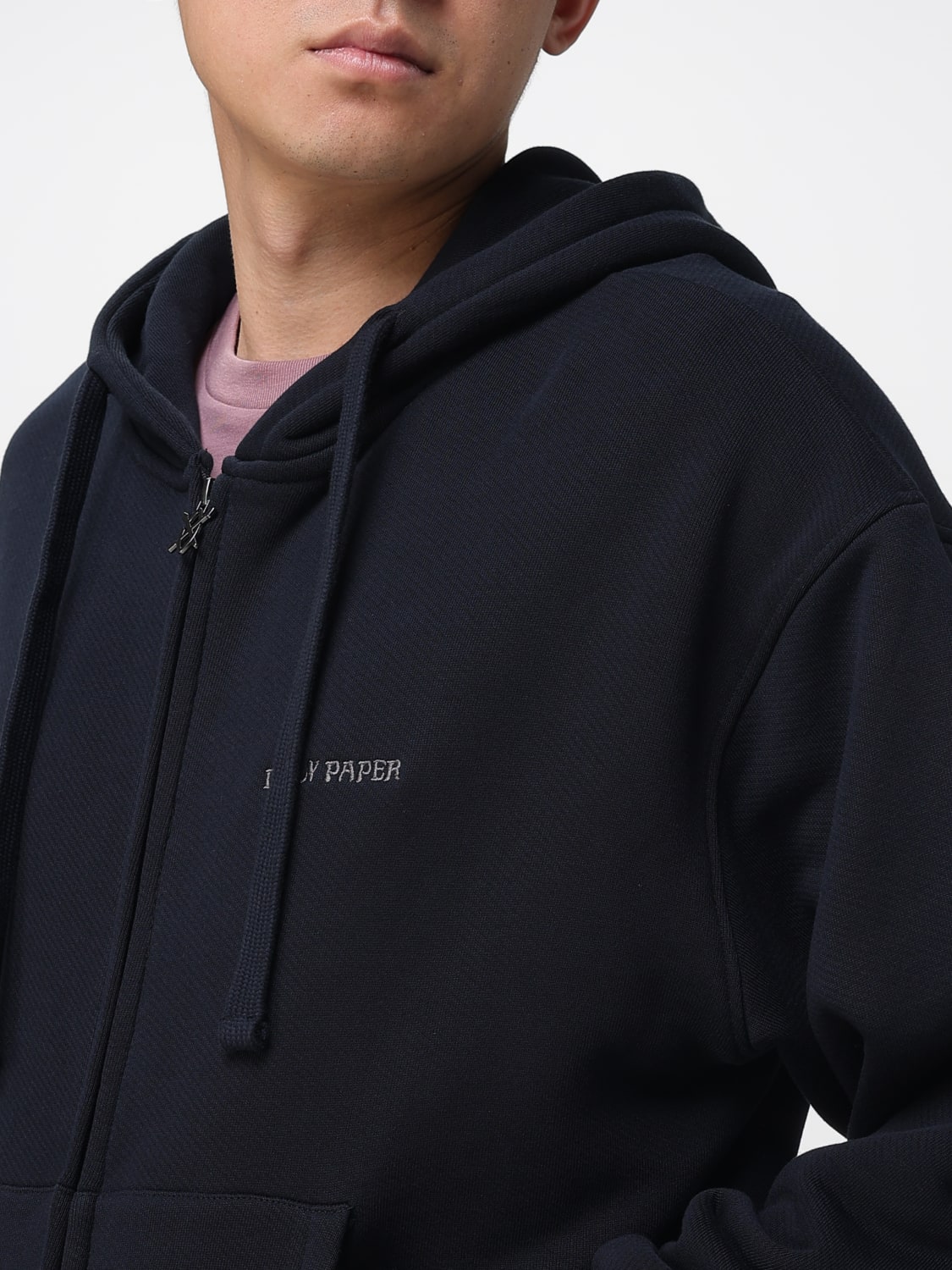 DAILY PAPER SUDADERA: Sudadera hombre Daily Paper, Negro - Img 4