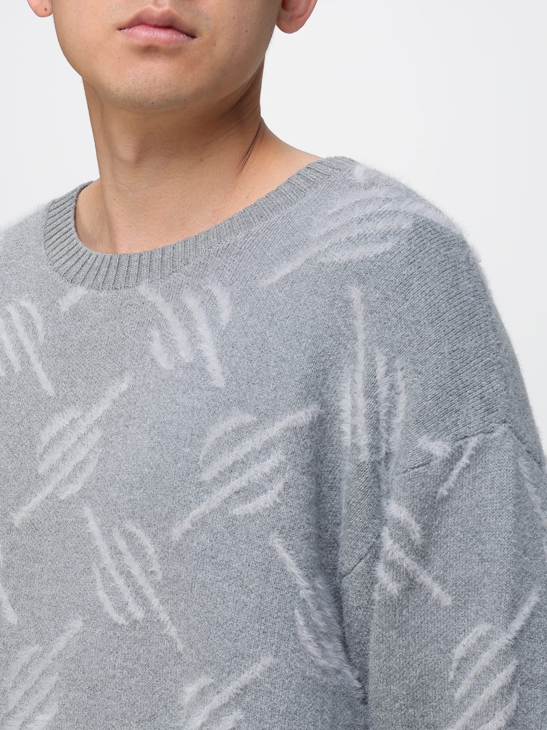 DAILY PAPER PULLOVER: Pullover herren Daily Paper, Grau - Img 3