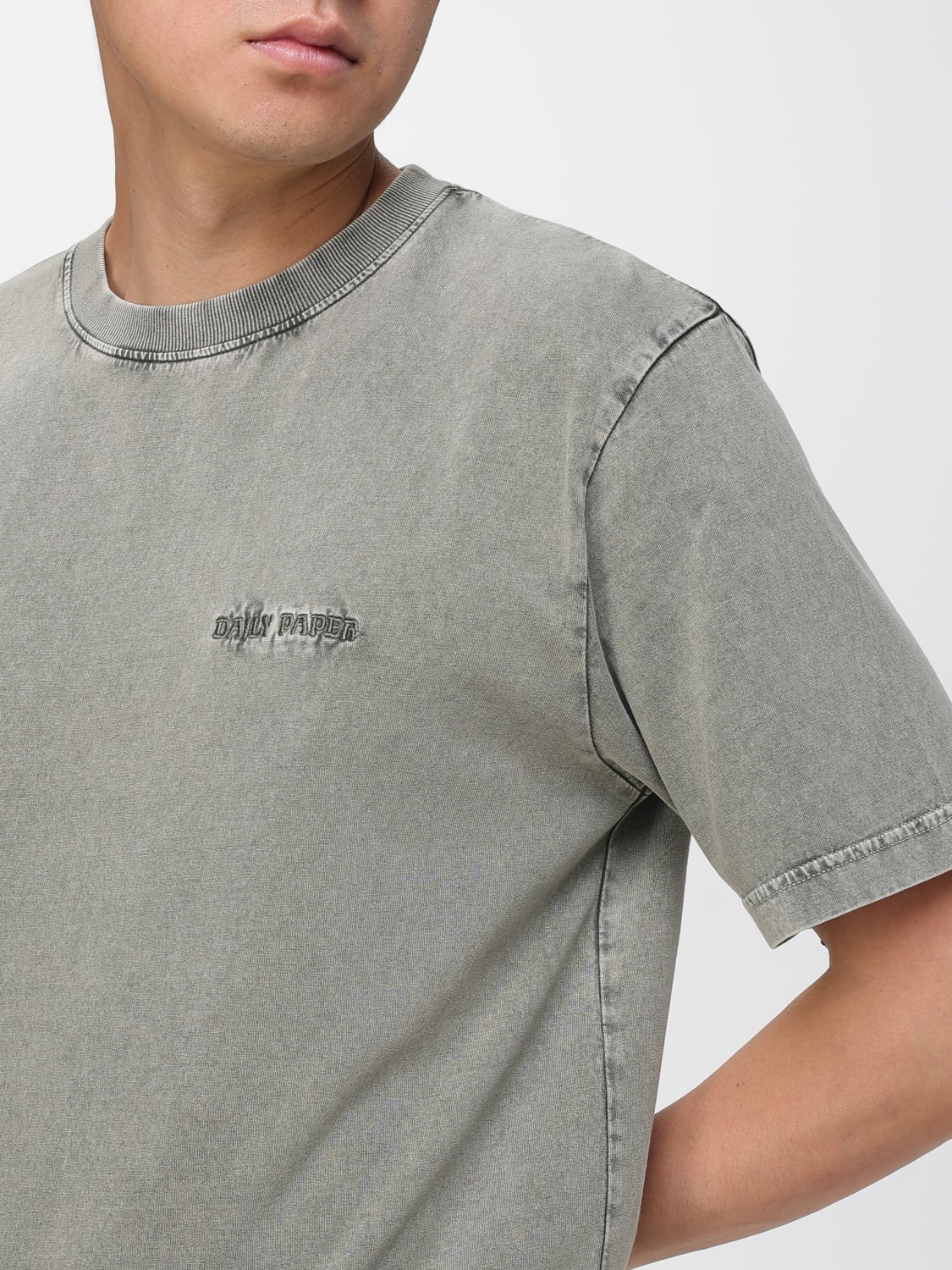 DAILY PAPER T-SHIRT: T-shirt homme Daily Paper, Vert - Img 3