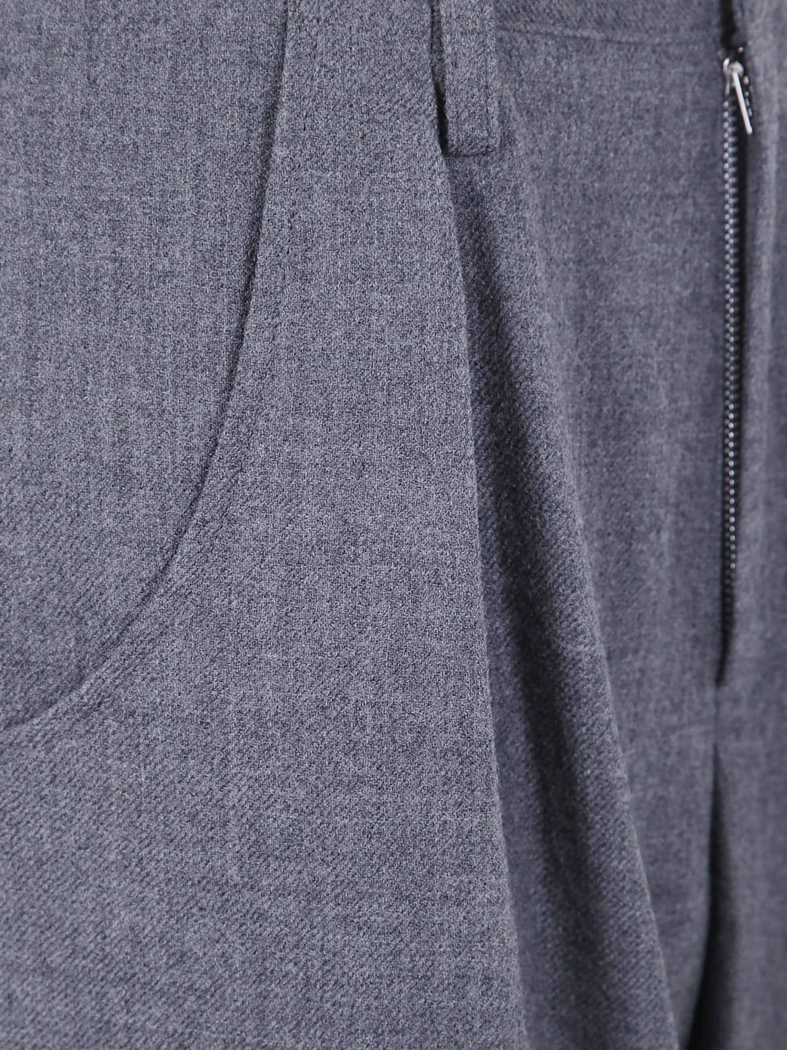 Y'S PANTS: Pants woman Y's, Grey - Img 3