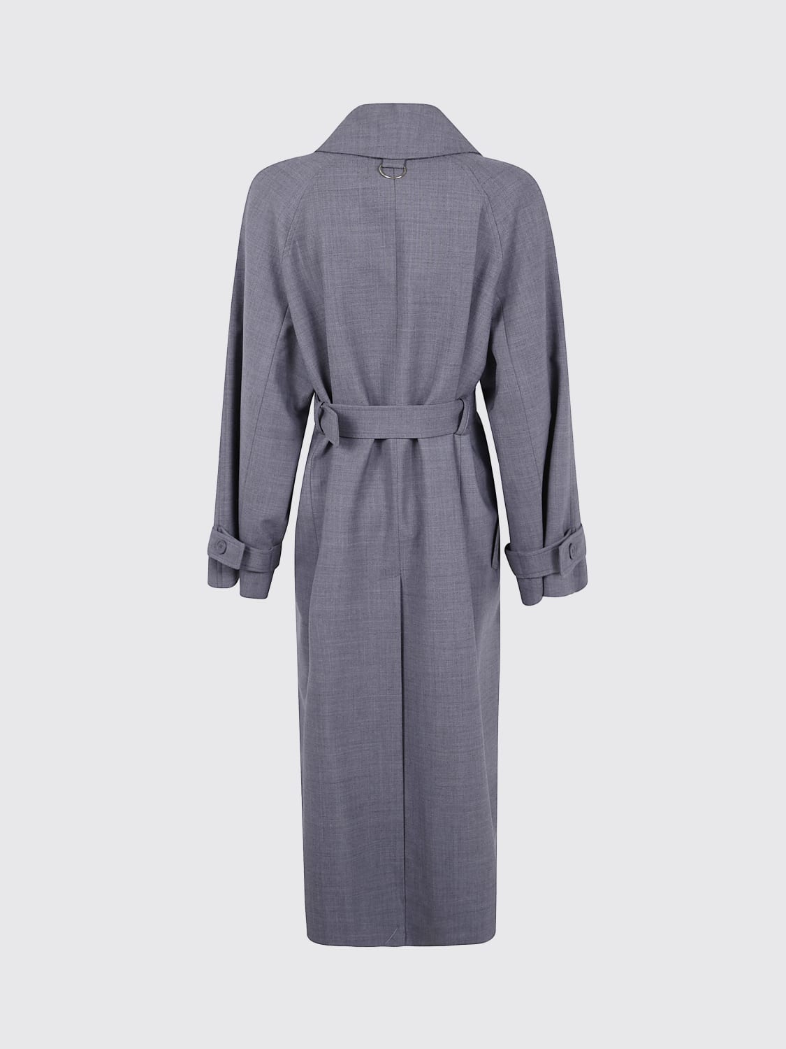 SEMICOUTURE CAPPOTTO: Cappotto di lyocell Semicouture, Grigio - Img 2