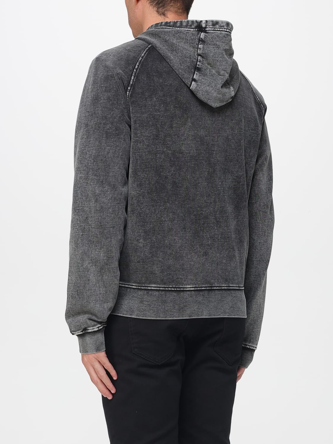 DIESEL SWEATSHIRT: Sweatshirt men Diesel, Black - Img 2