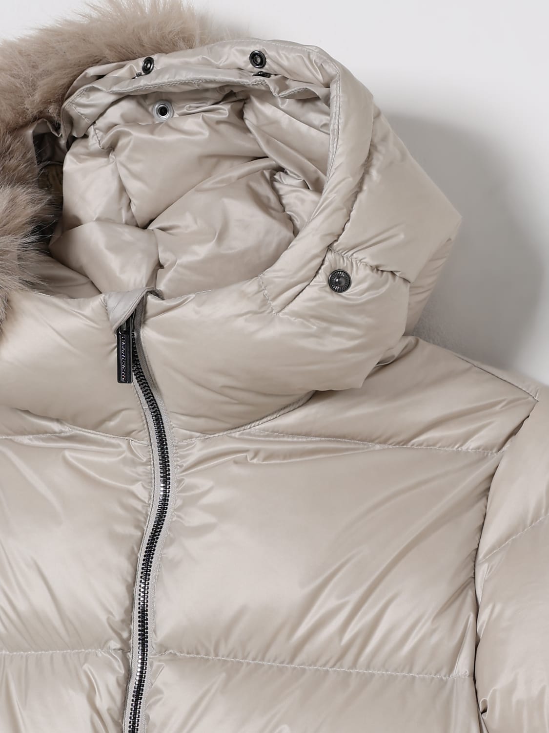 COLMAR GIACCA: Piumino semi lucido con cappuccio Colmar, Crema - Img 3