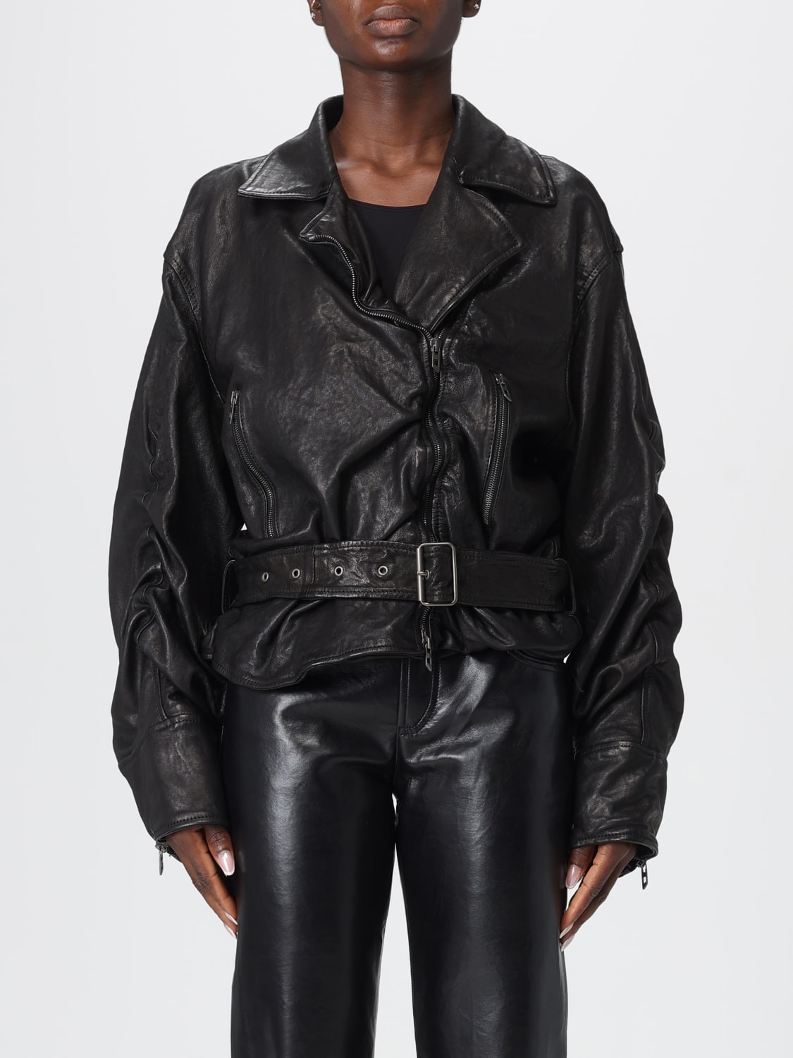 DIESEL JACKET: Jacket woman Diesel, Black - Img 1