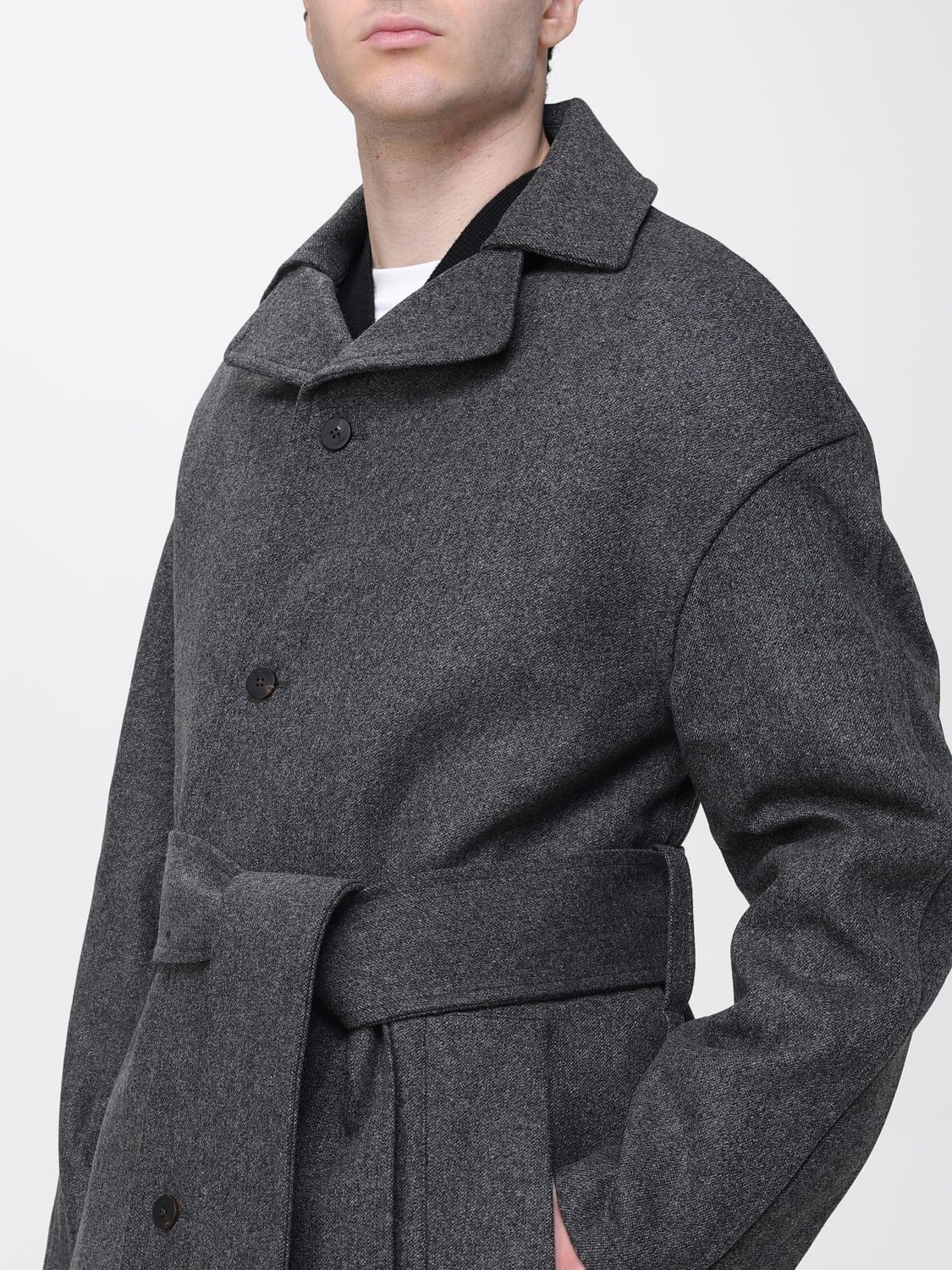 JACQUEMUS MANTEL: Trenchcoat herren Jacquemus, Grau - Img 5