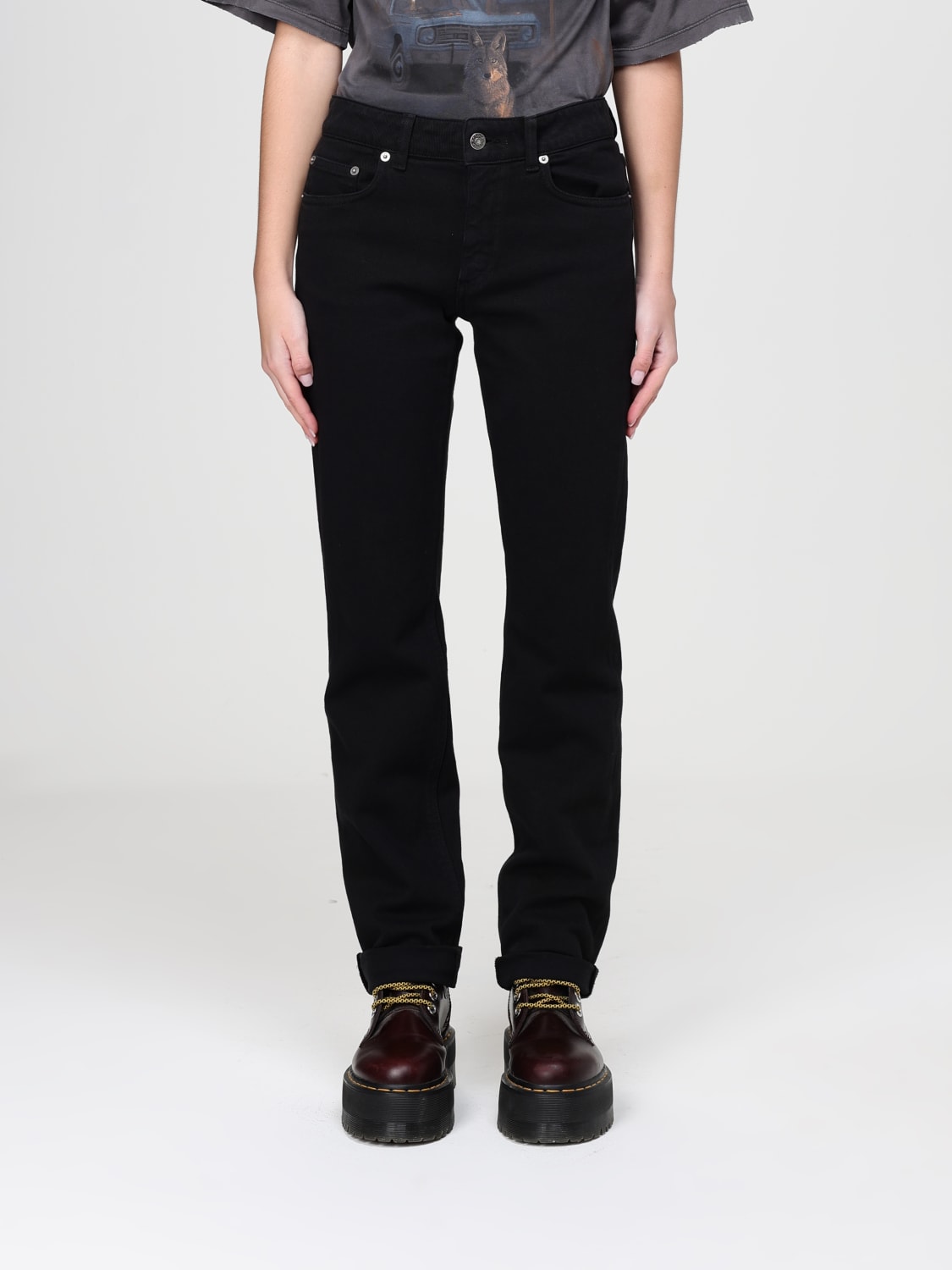 DONDUP JEANS: Hose damen Dondup, Schwarz - Img 1