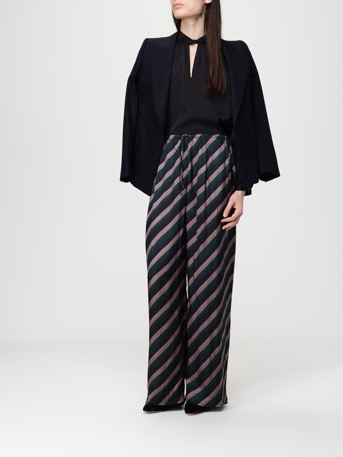 DRIES VAN NOTEN PANTALON: Pantalon femme Dries Van Noten, Multicolore - Img 2