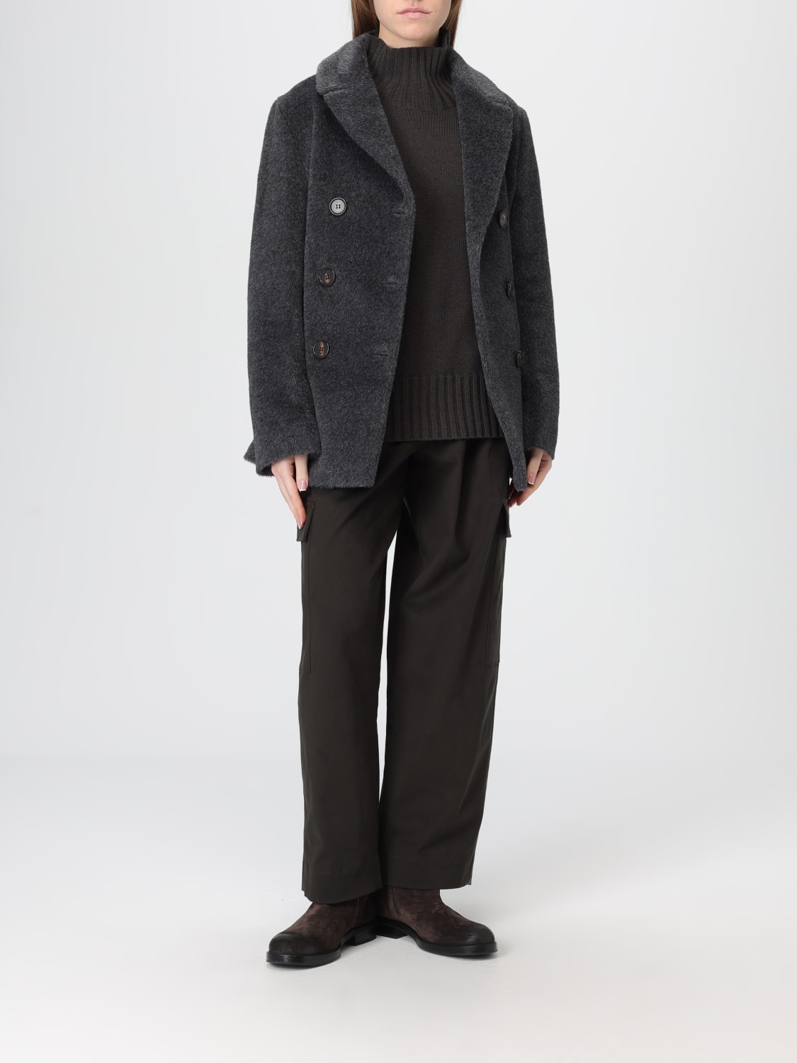 'S MAX MARA PANTS: Pants woman 's Max Mara, Green - Img 2