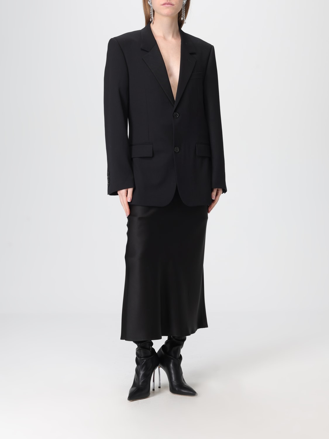 BALENCIAGA КУРТКА: Блейзер Женское Balenciaga, Черный - Img 2