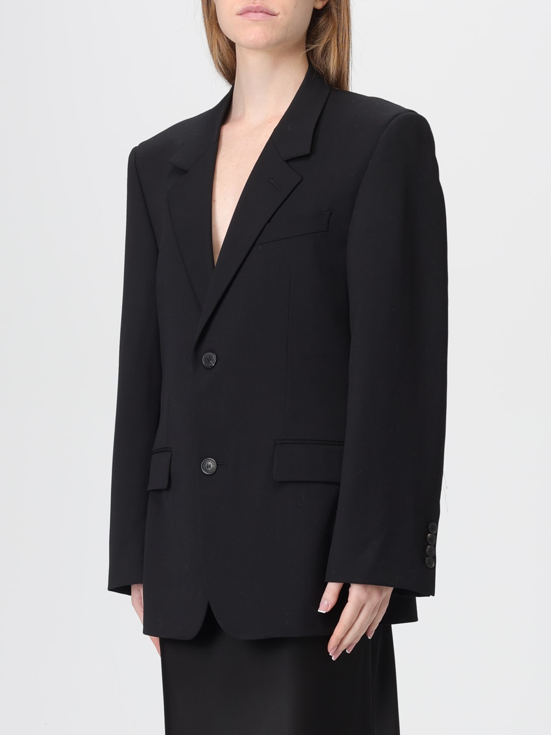 BALENCIAGA КУРТКА: Блейзер Женское Balenciaga, Черный - Img 4