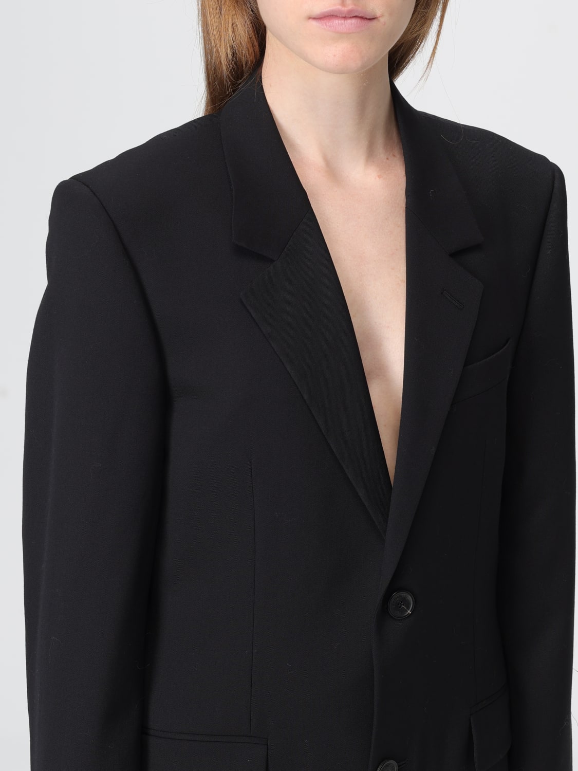 BALENCIAGA КУРТКА: Блейзер Женское Balenciaga, Черный - Img 5