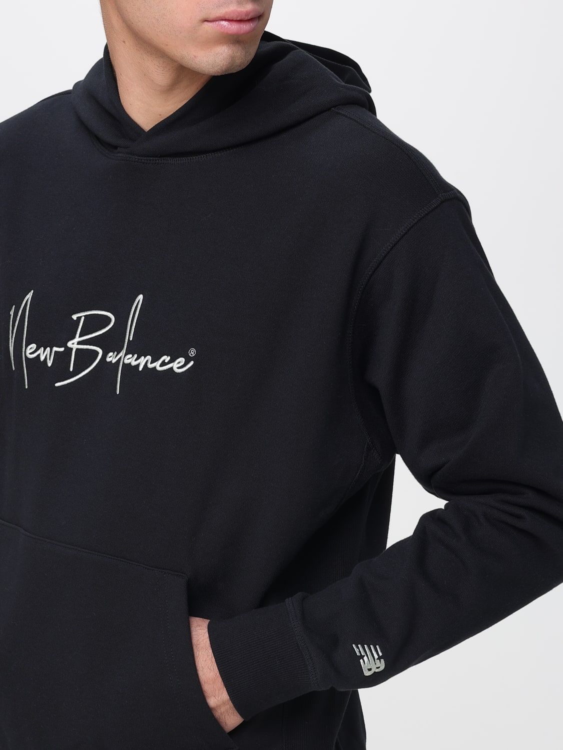 NEW BALANCE SWEATSHIRT: Pullover herren New Balance, Schwarz - Img 3