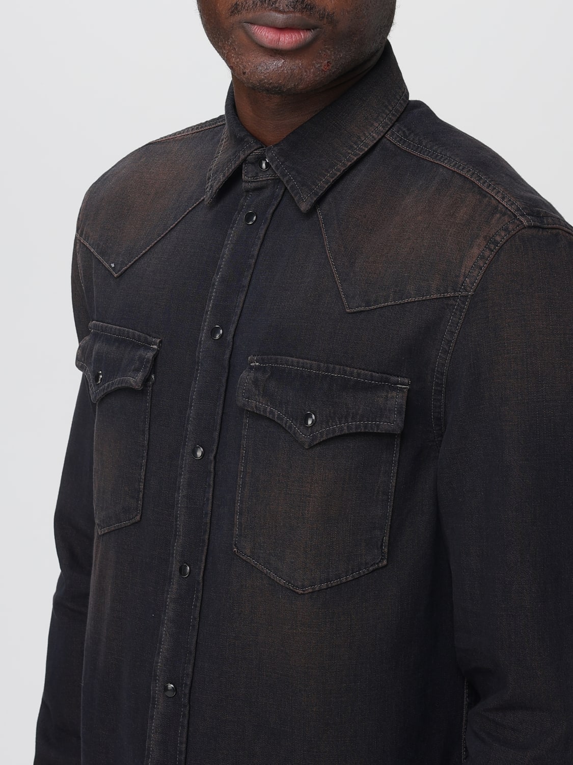 DONDUP SHIRT: Shirt men Dondup, Blue - Img 3