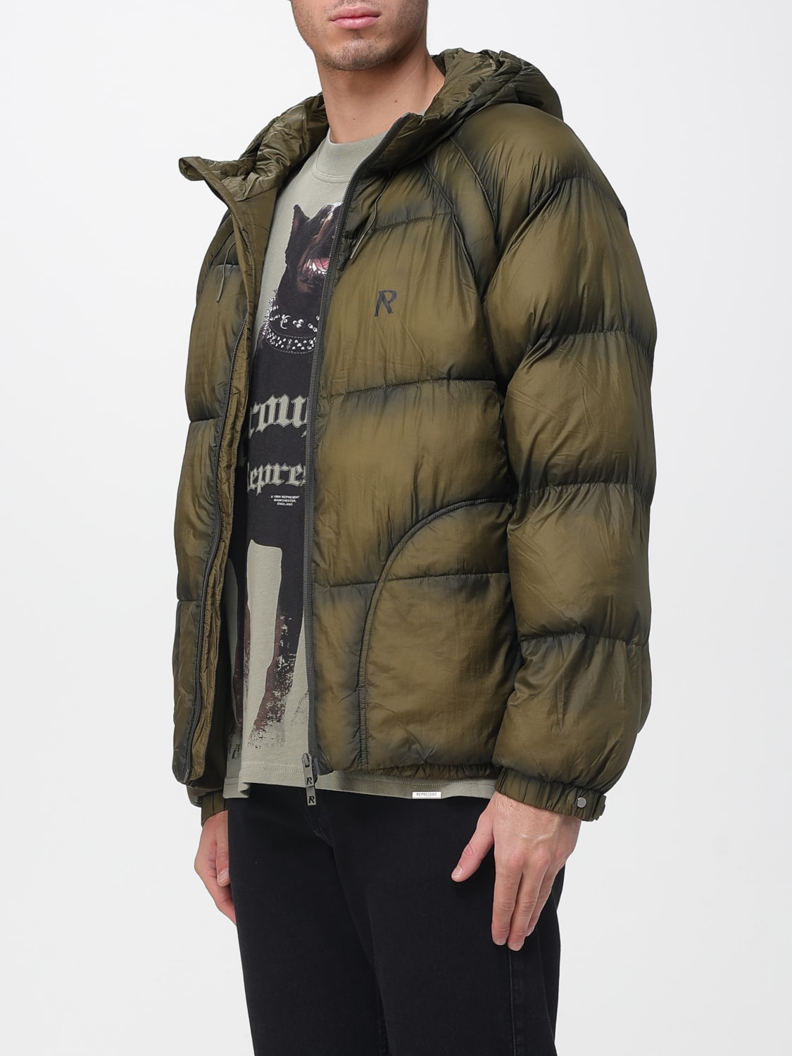 REPRESENT JACKET: Jacket men Represent, Olive - Img 3