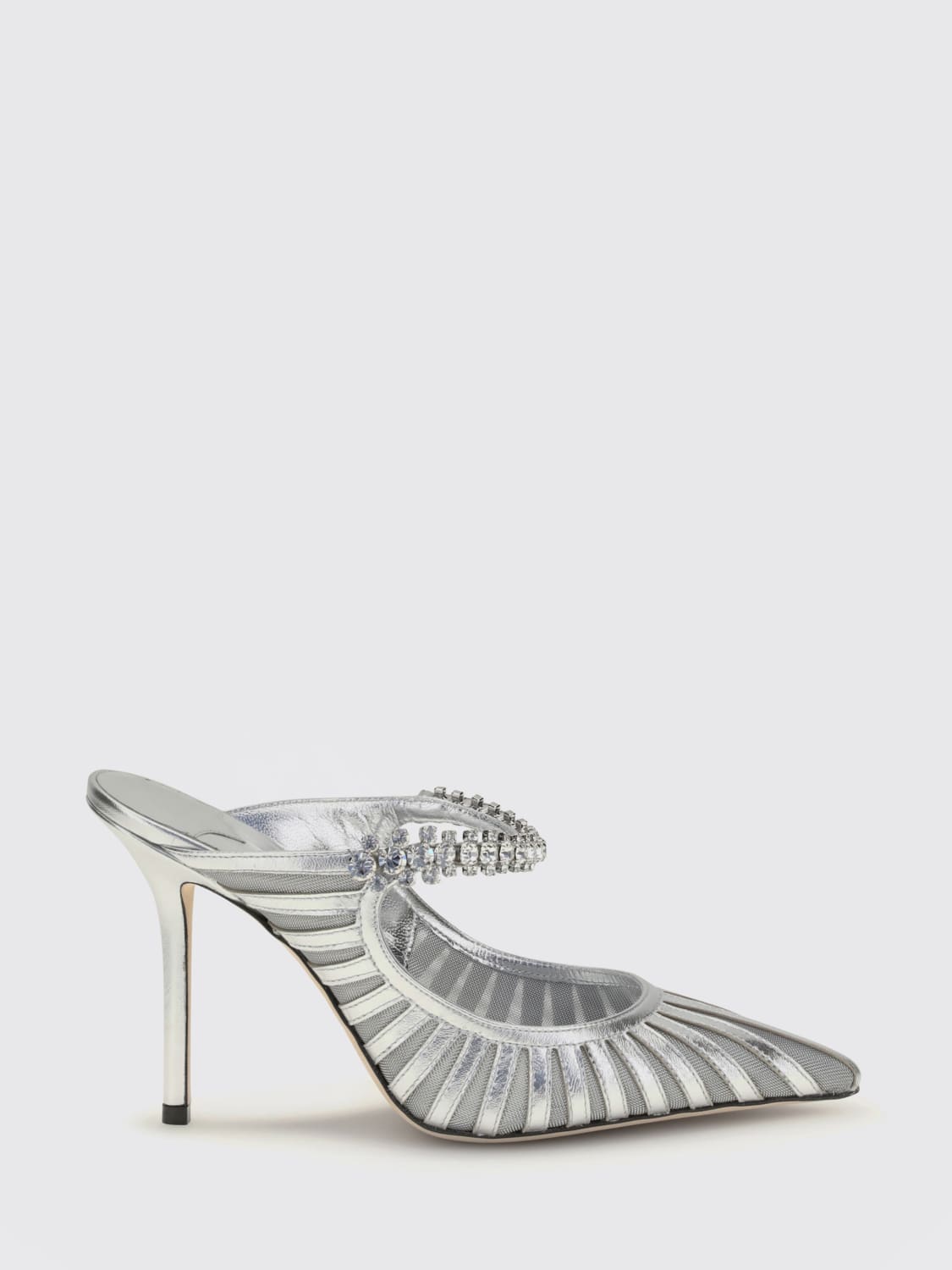 JIMMY CHOO SHOES: Shoes woman Jimmy Choo, Silver - Img 1