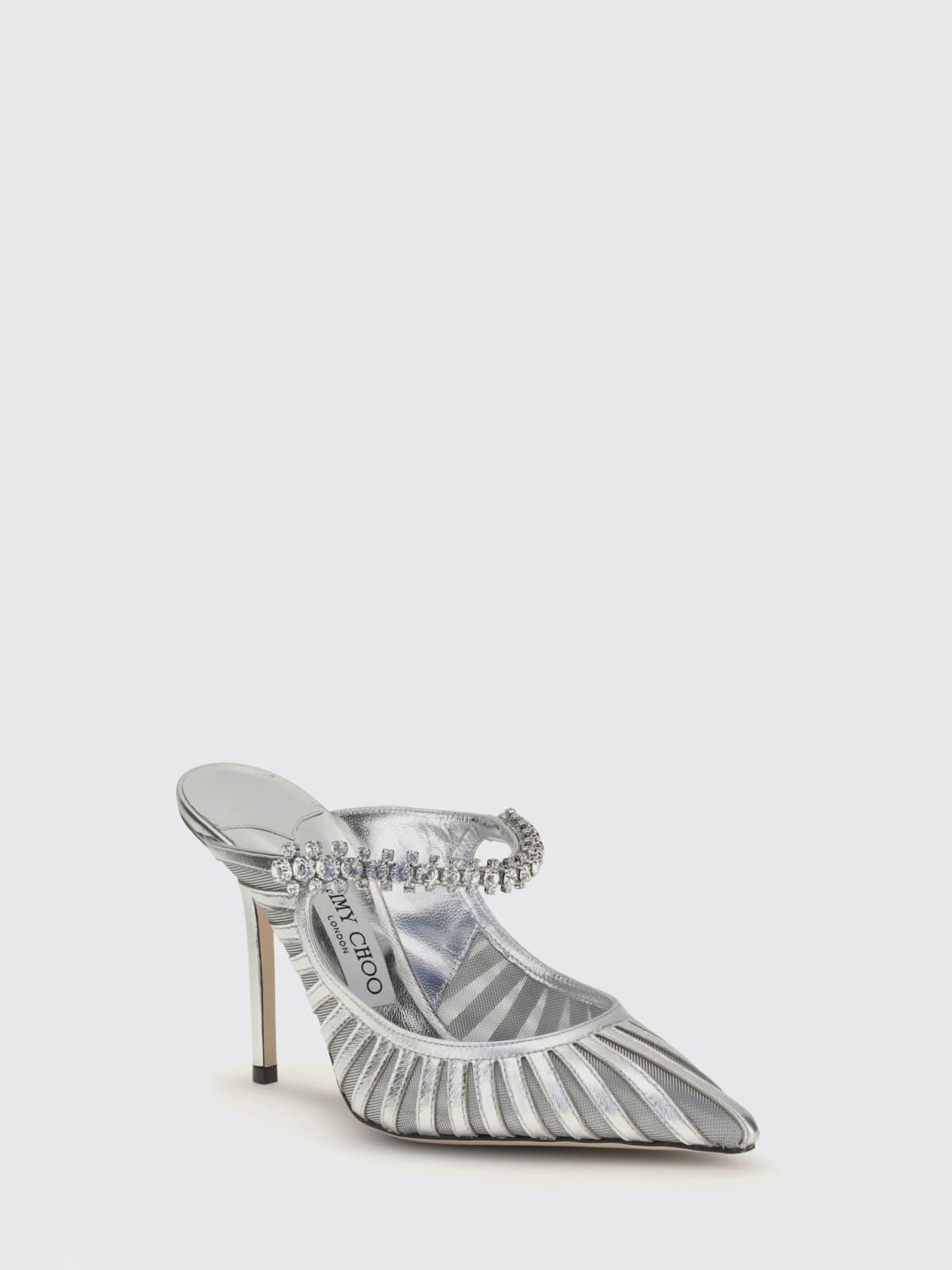 JIMMY CHOO SHOES: Shoes woman Jimmy Choo, Silver - Img 2