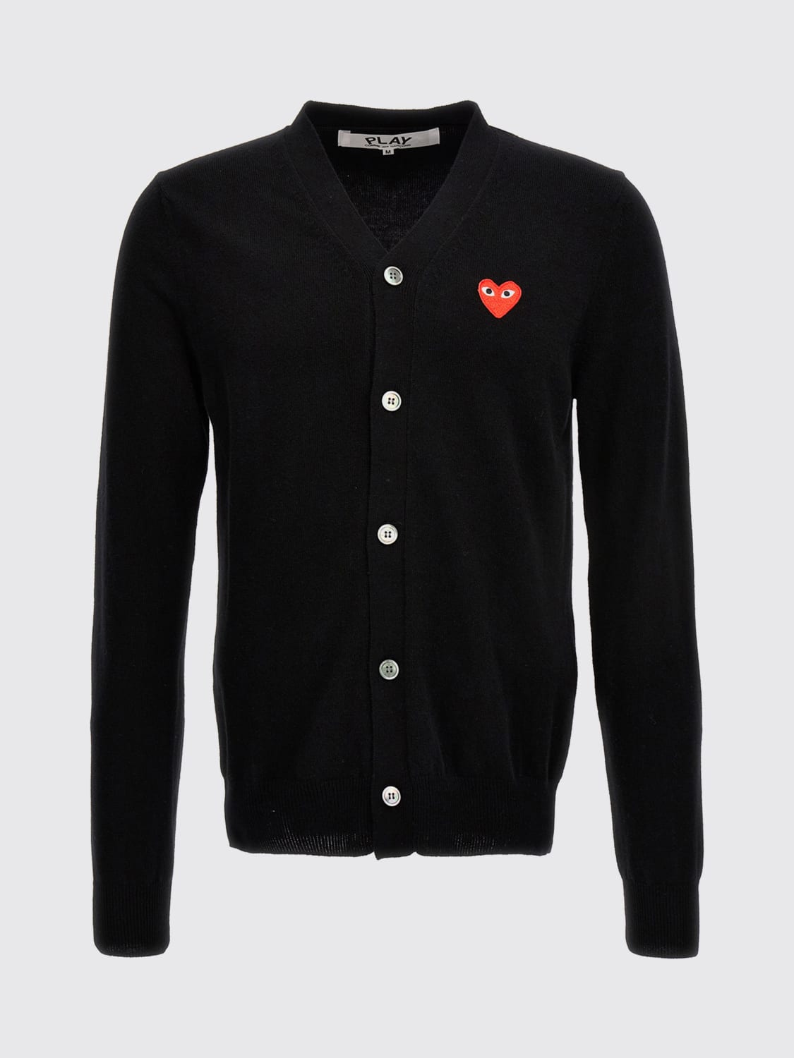COMME DES GARÇONS PLAY SWEATER: Cardigan men Comme Des Garçons Play, Black - Img 2