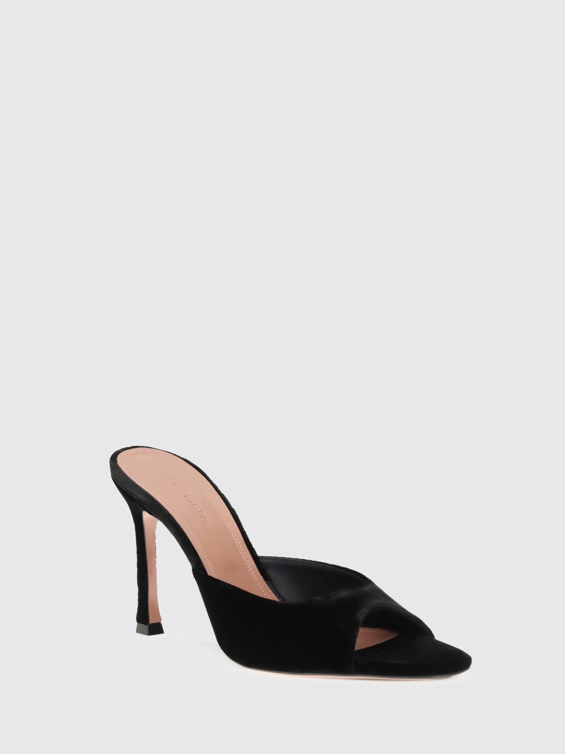 AMINA MUADDI HEELED SANDAL: Shoes woman Amina Muaddi, Black - Img 2