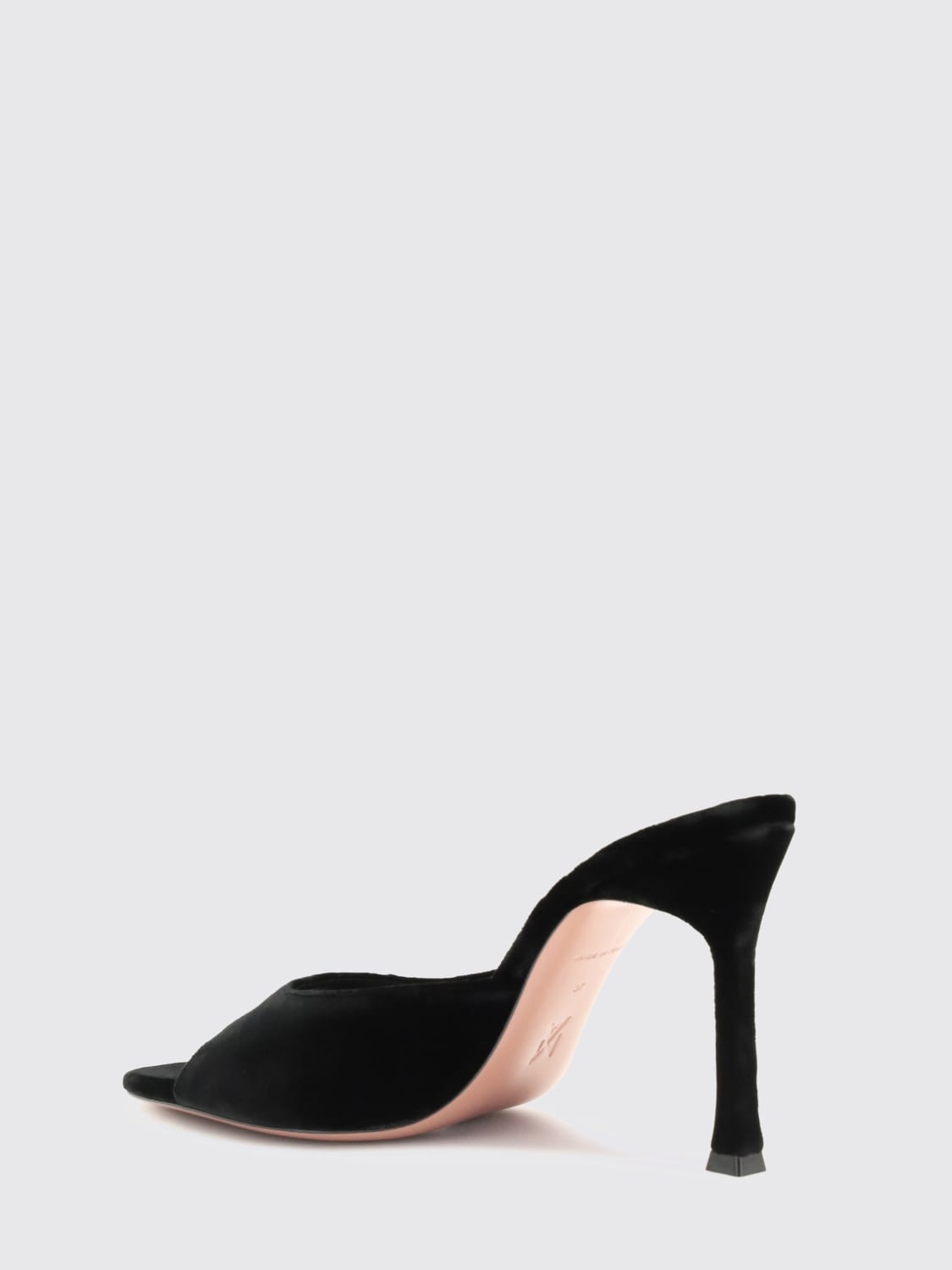 AMINA MUADDI HEELED SANDAL: Shoes woman Amina Muaddi, Black - Img 3