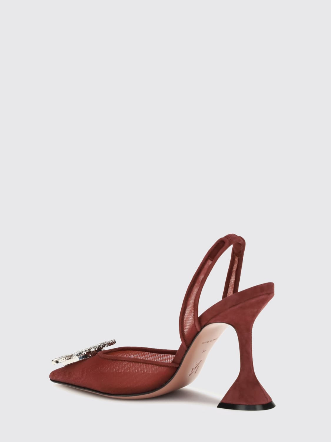 AMINA MUADDI PUMP: Shoes woman Amina Muaddi, Ruby - Img 3