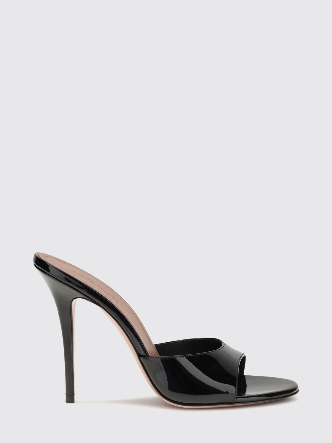 AMINA MUADDI HEELED SANDAL: Shoes woman Amina Muaddi, Black - Img 1