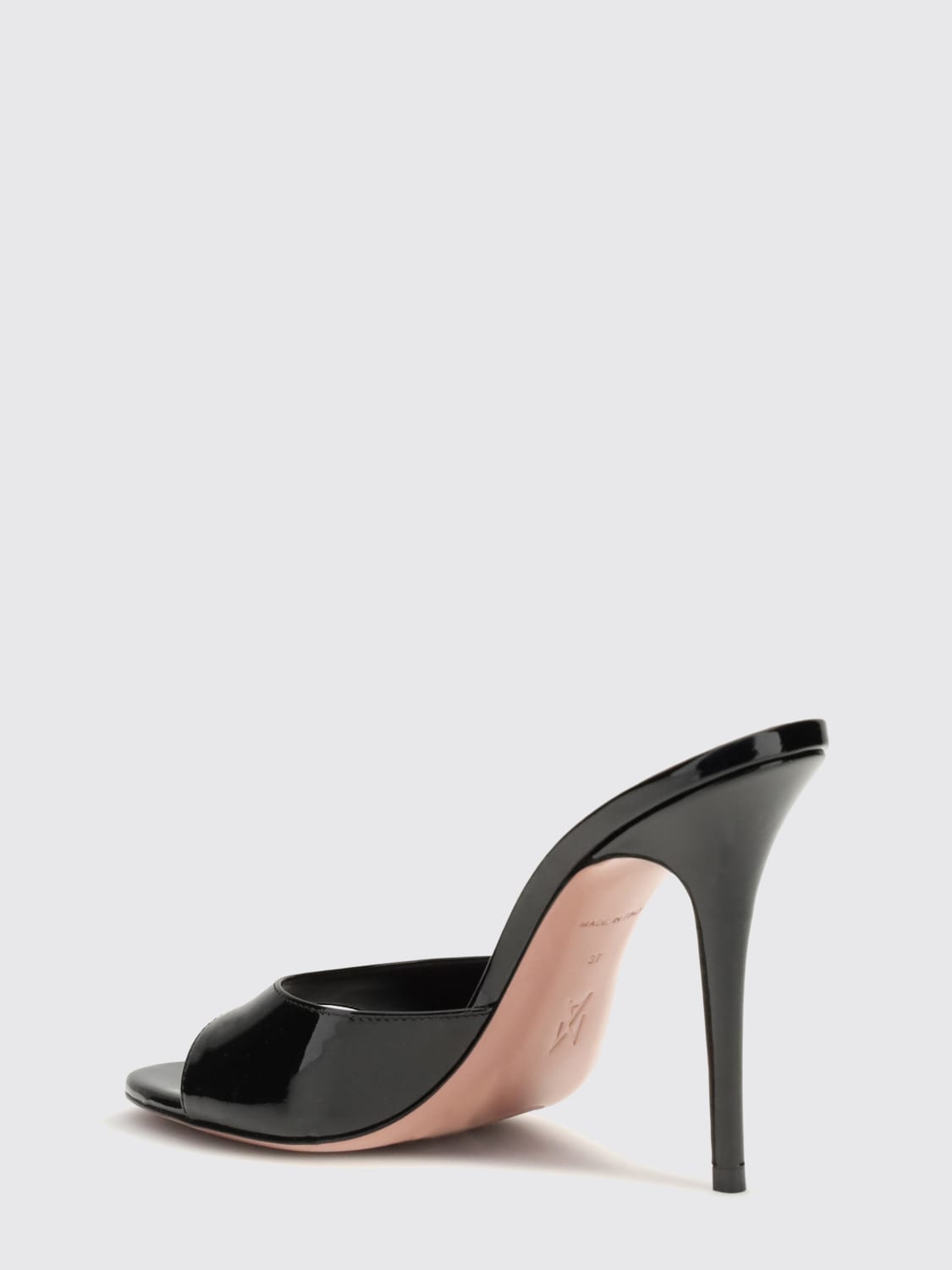 AMINA MUADDI HEELED SANDAL: Shoes woman Amina Muaddi, Black - Img 3