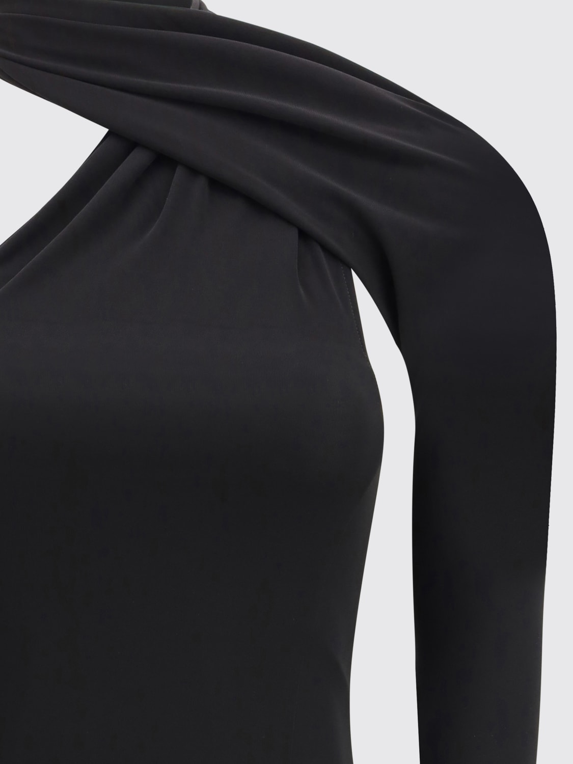 COURRÈGES DRESS: Dress woman CourrÈges, Black - Img 3