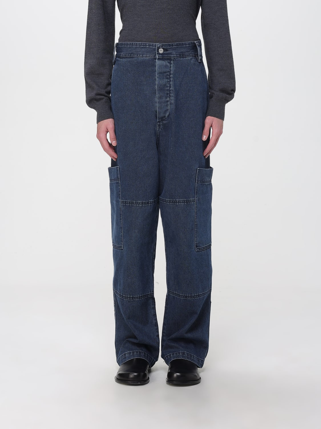 JACQUEMUS JEANS: Pants men Jacquemus, Navy - Img 1