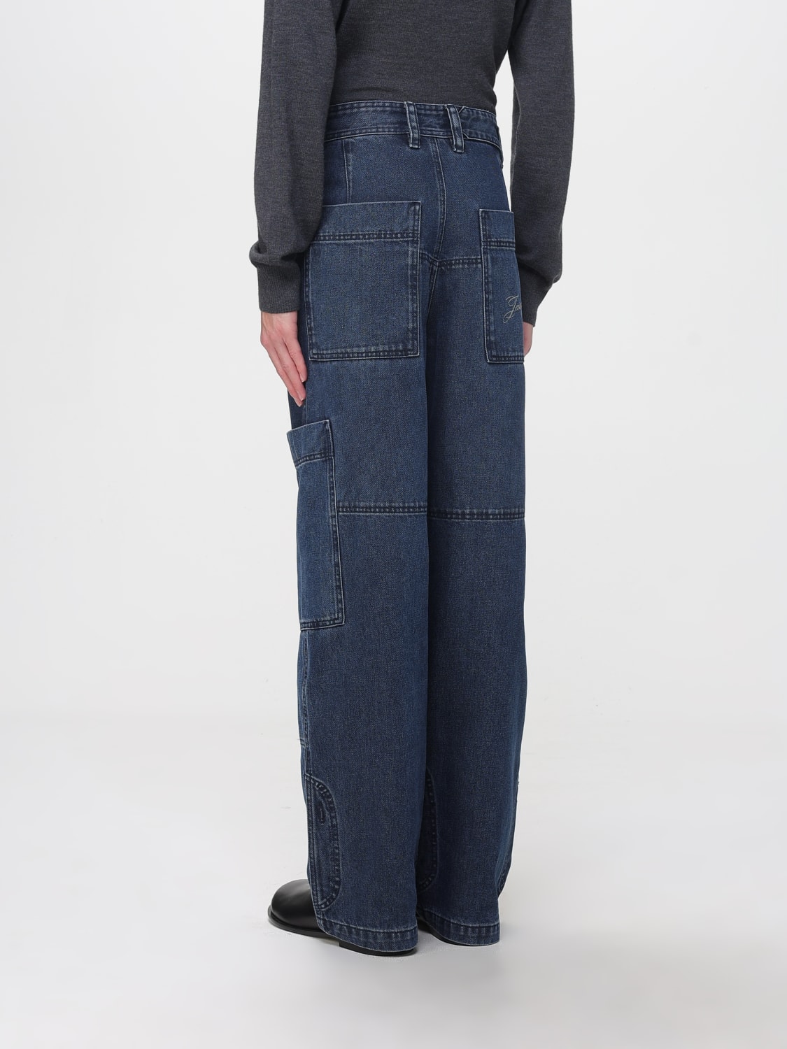 JACQUEMUS JEANS: Pants men Jacquemus, Navy - Img 3