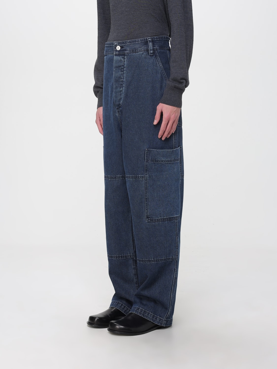 JACQUEMUS JEANS: Pants men Jacquemus, Navy - Img 4