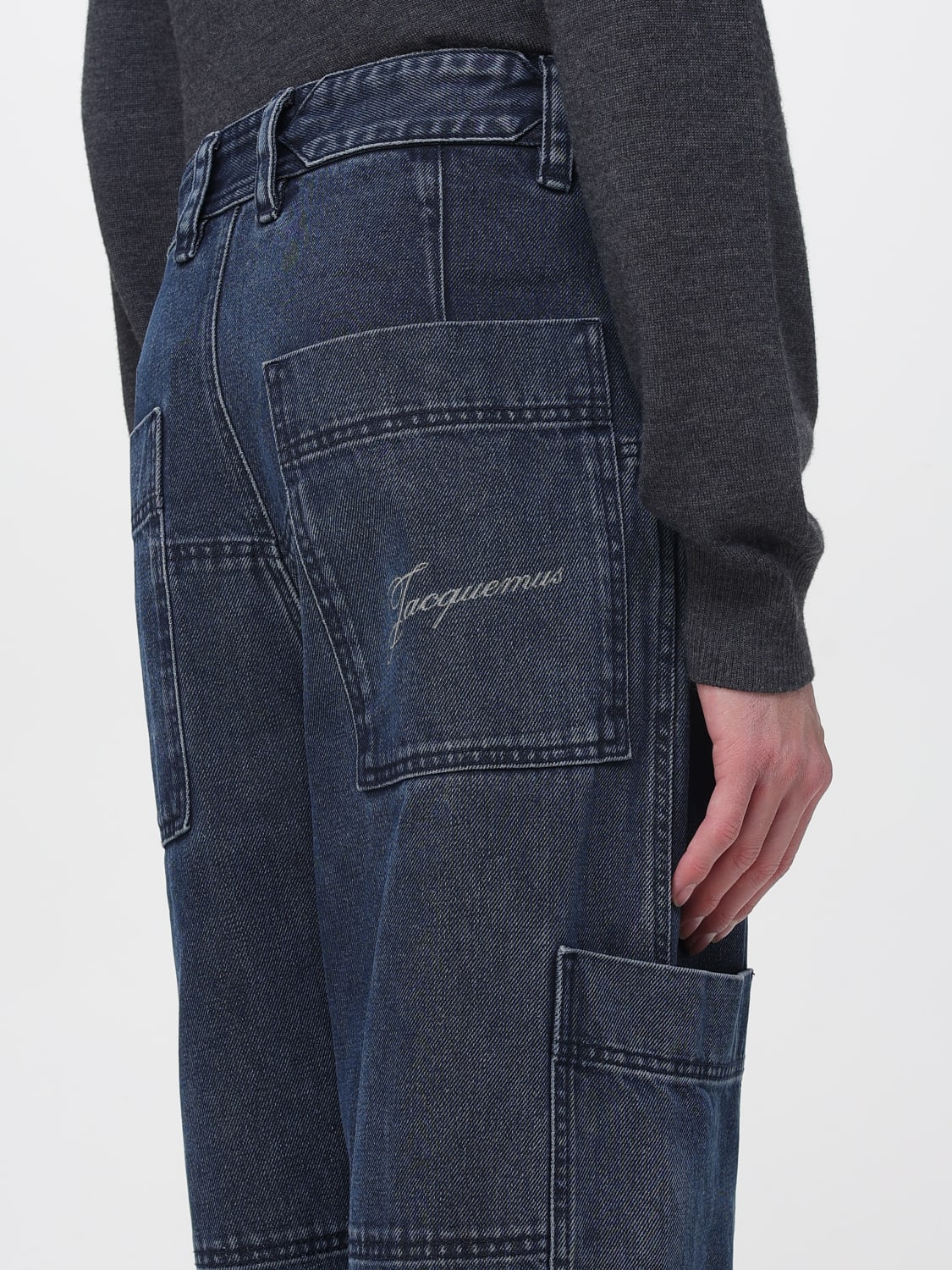 JACQUEMUS JEANS: Pants men Jacquemus, Navy - Img 5