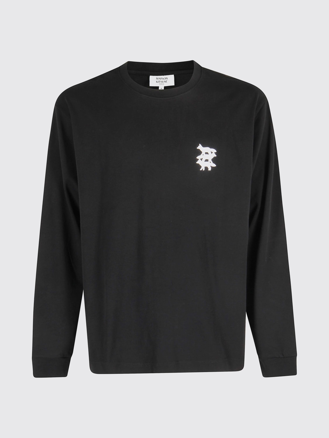 MAISON KITSUNÉ T-SHIRT: T-shirt men Maison KitsunÉ, Black - Img 1