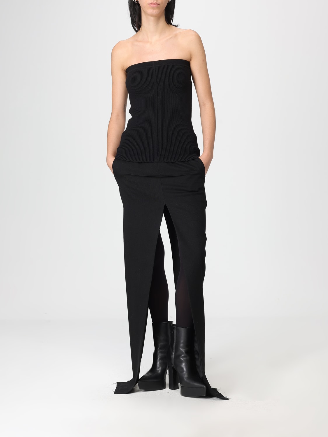 RICK OWENS TOP: Top mujer Rick Owens, Negro - Img 2