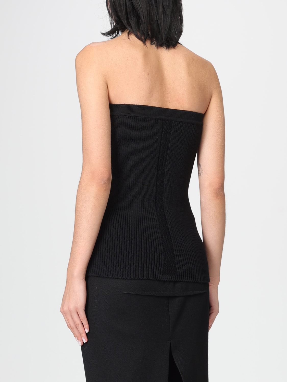 RICK OWENS TOP: Top mujer Rick Owens, Negro - Img 3