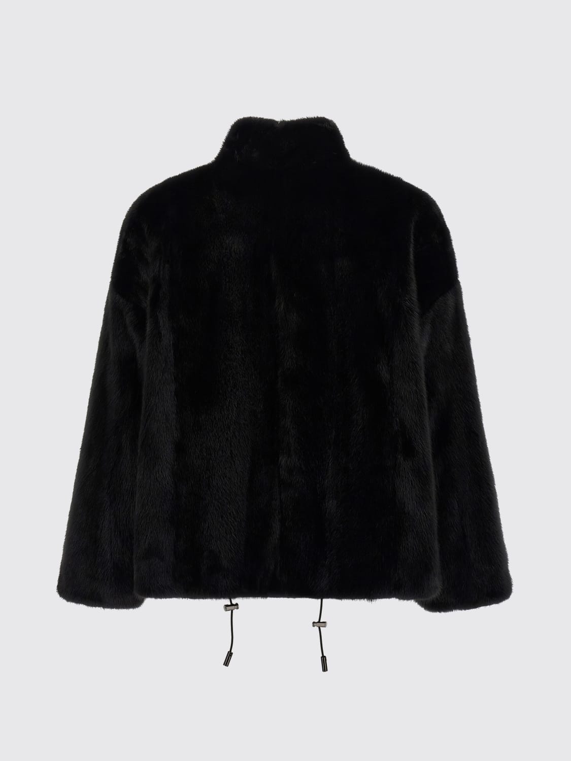 SIMONETTA RAVIZZA FOURRURE: Fourrure femme Simonetta Ravizza, Noir - Img 2