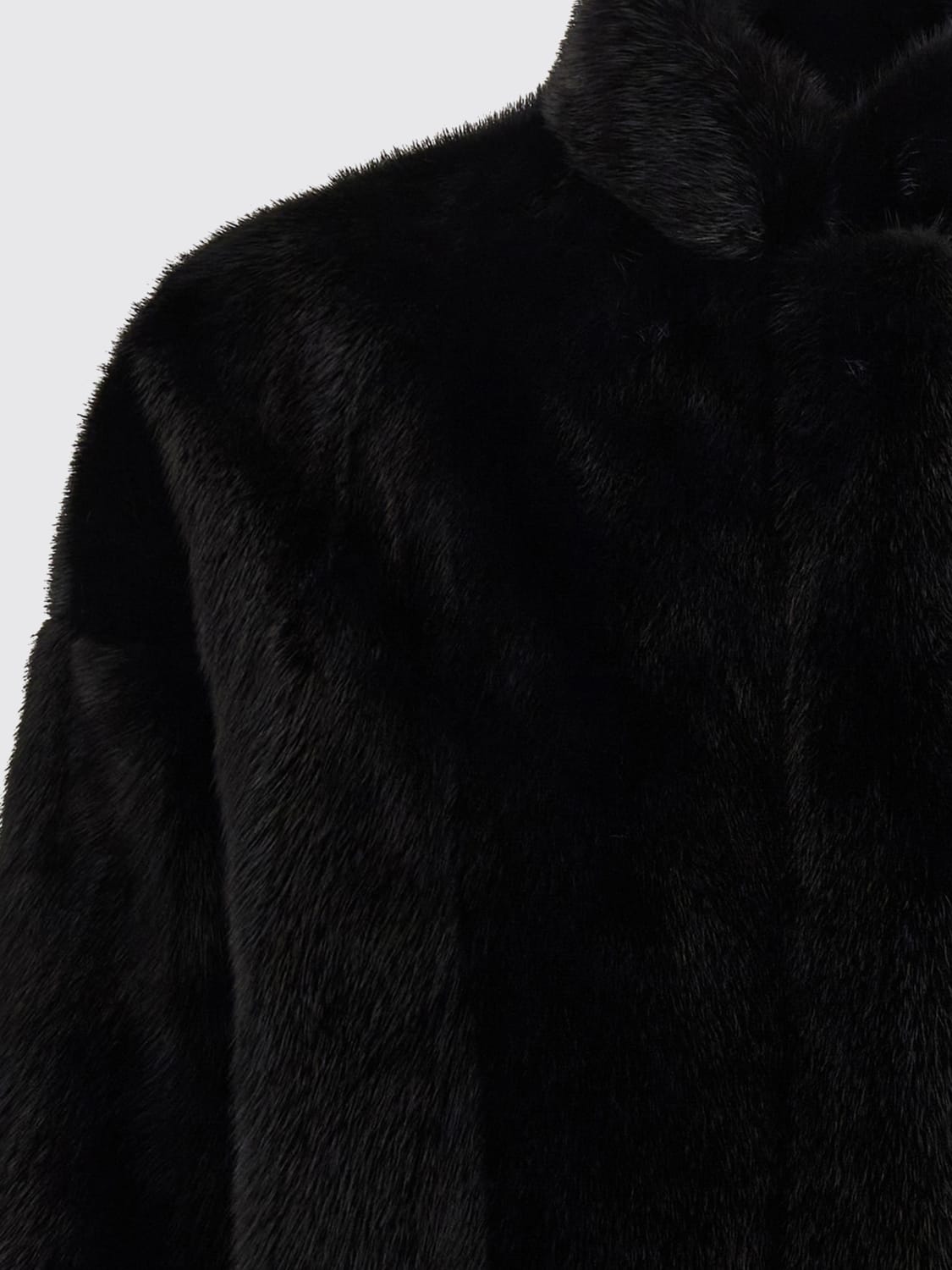 SIMONETTA RAVIZZA FOURRURE: Fourrure femme Simonetta Ravizza, Noir - Img 3