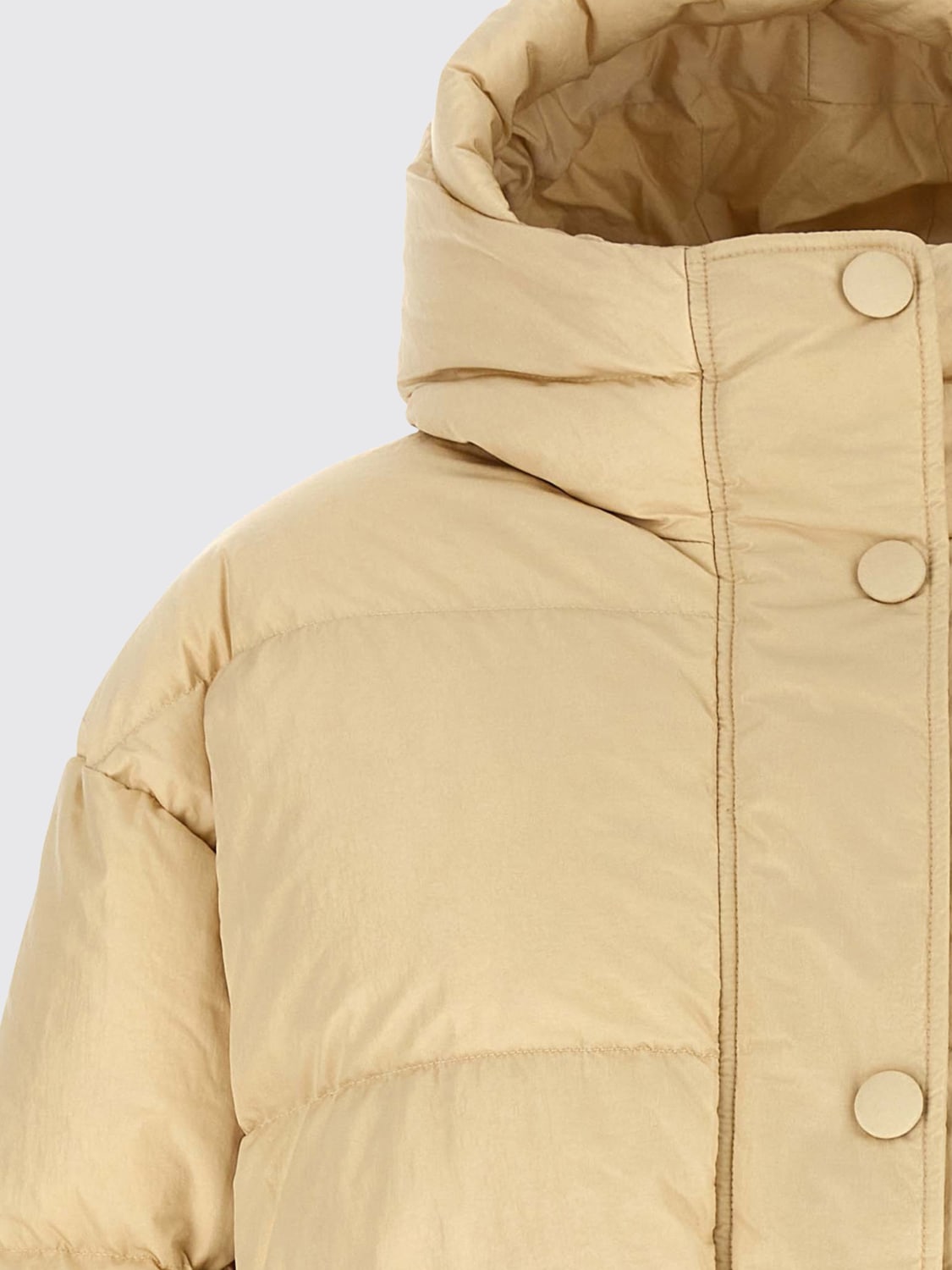 IENKI IENKI GIACCA: Piumino con cappuccio in nylon Ienki Ienki, Beige - Img 4