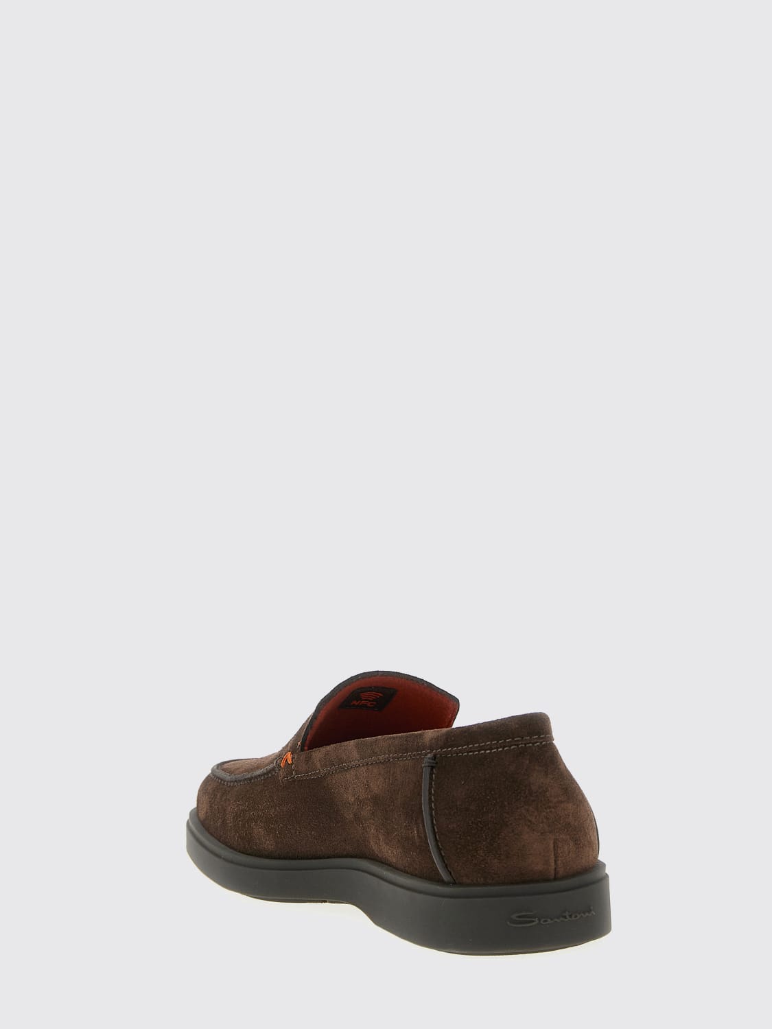 SANTONI LOAFERS: Shoes men Santoni, Brown - Img 3