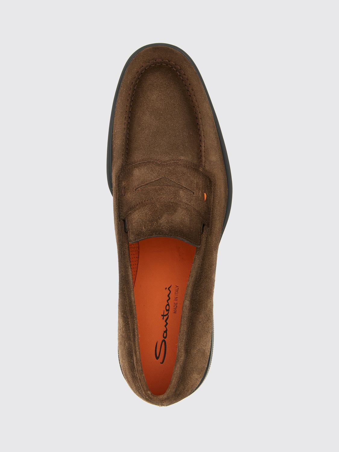 SANTONI 乐福鞋: 鞋 男士 Santoni, 棕色 - Img 4