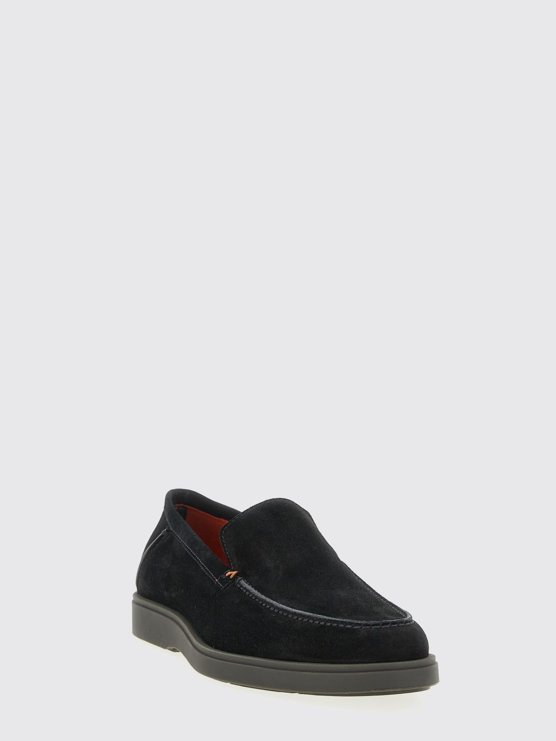 SANTONI LOAFERS: Shoes men Santoni, Black - Img 2