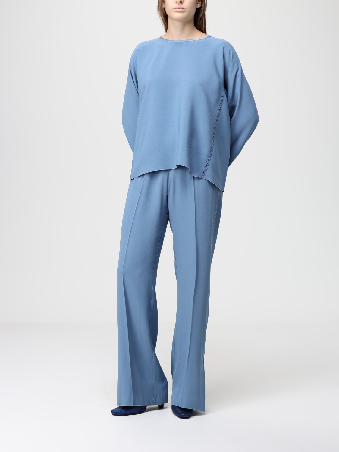 FORTE FORTE TOP: Top woman Forte Forte, Sky Blue - Img 2