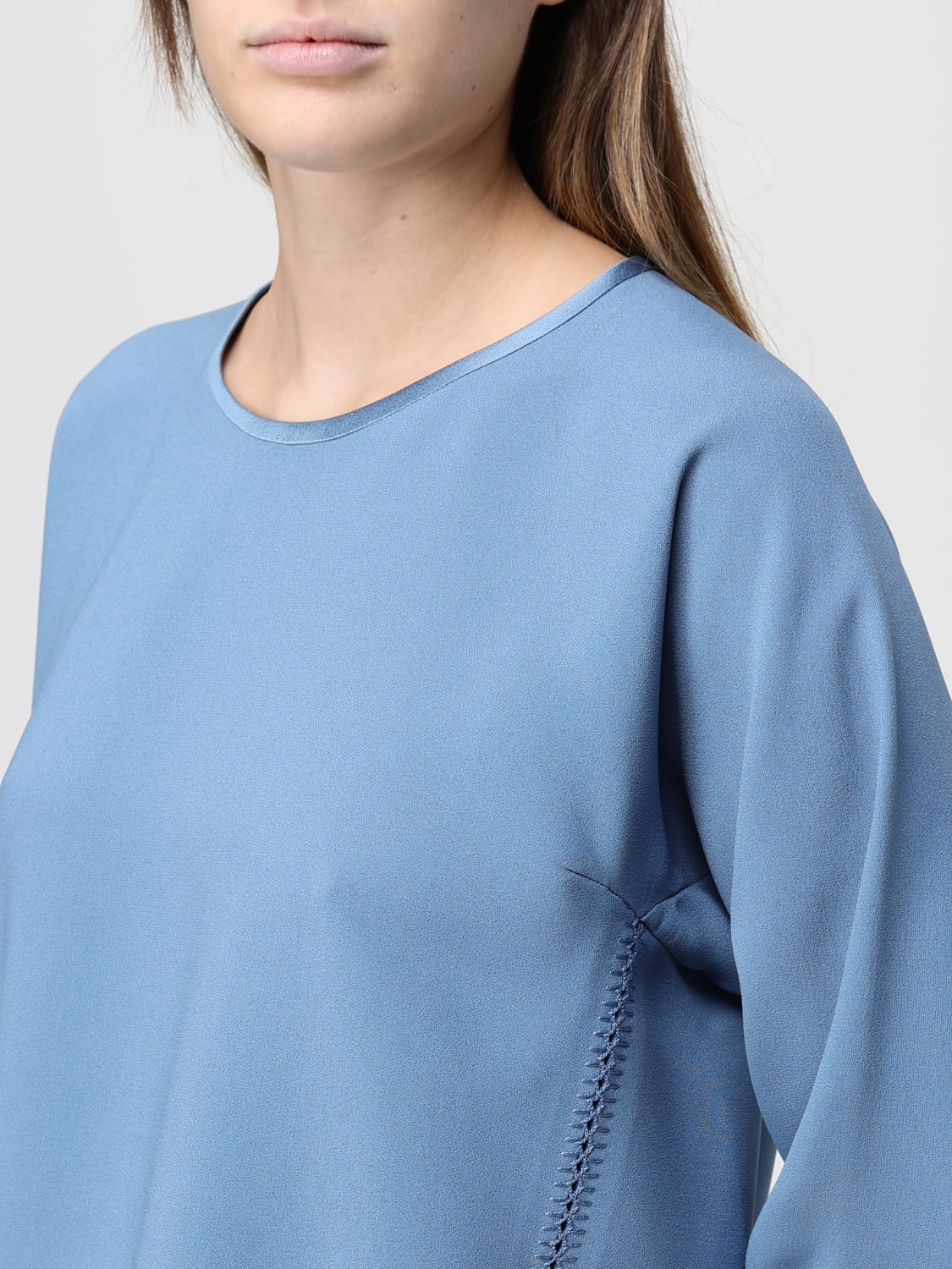 FORTE FORTE TOP: Top woman Forte Forte, Sky Blue - Img 4