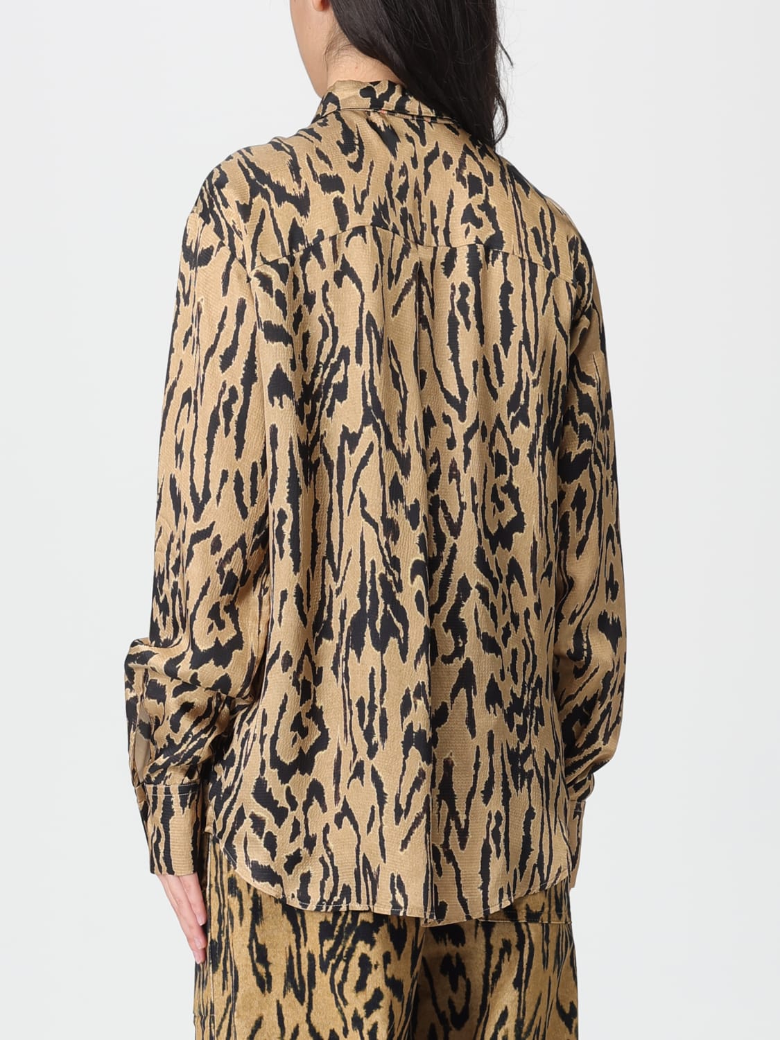 FORTE FORTE HEMDBLUSE: Hemdbluse damen Forte Forte, Braun - Img 3