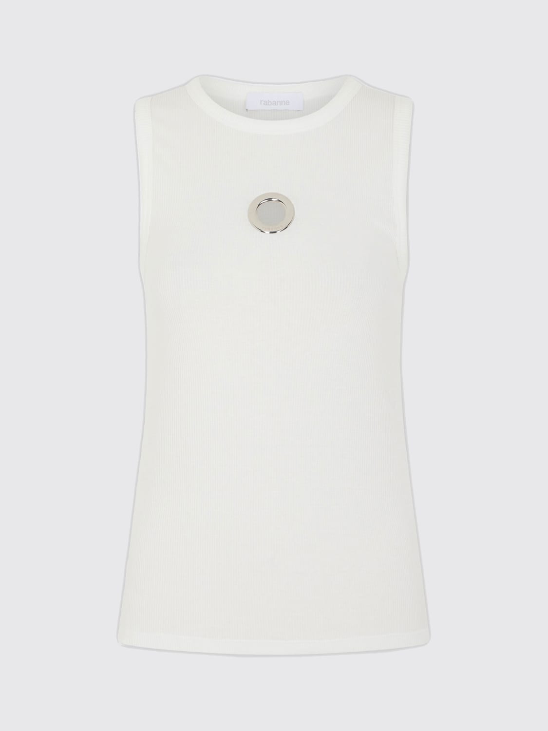 RABANNE TOP: Top woman Rabanne, White - Img 1