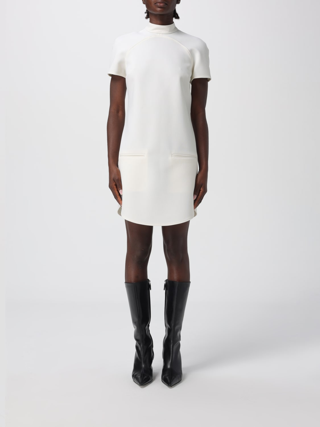 COURRÈGES DRESS: Dress woman CourrÈges, White - Img 1