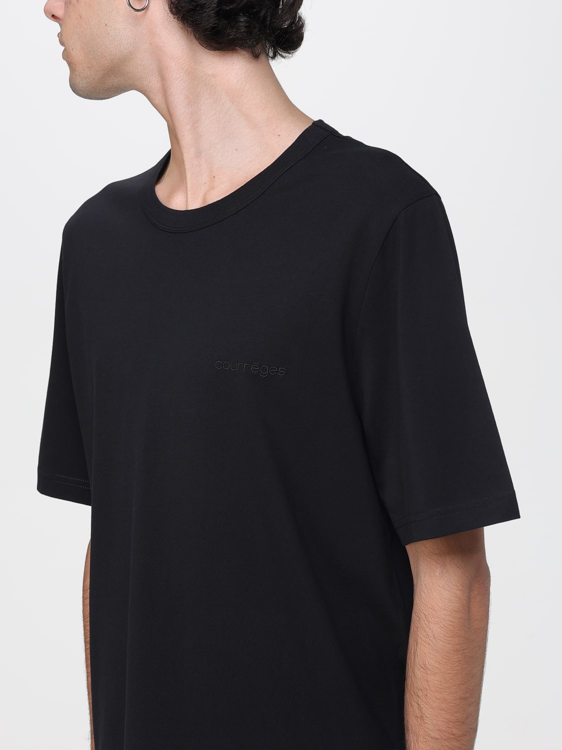 COURRÈGES CAMISETA: Camiseta hombre CourrÈges, Negro - Img 4