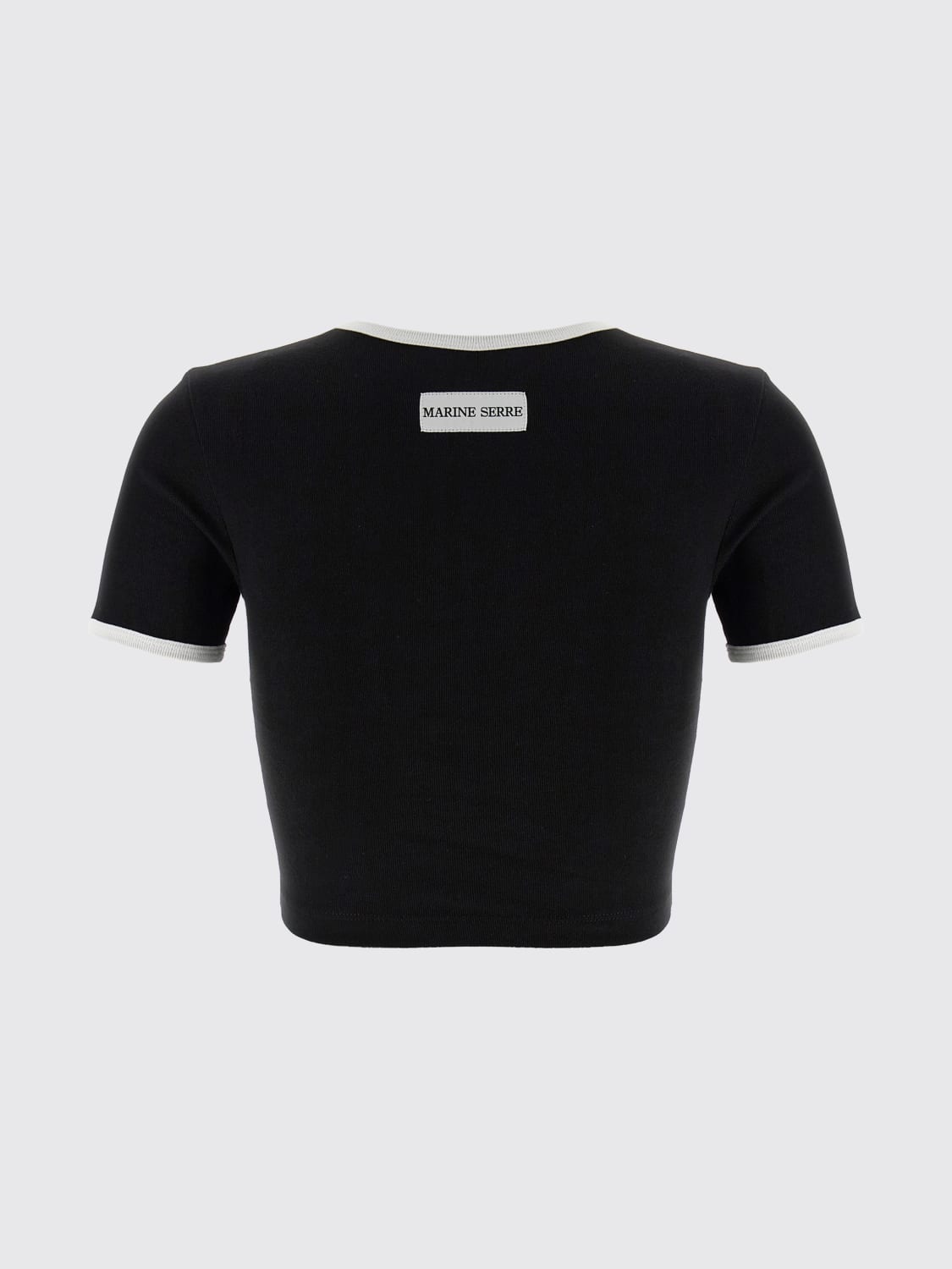 MARINE SERRE TOP: Top femme Marine Serre, Blanc - Img 3