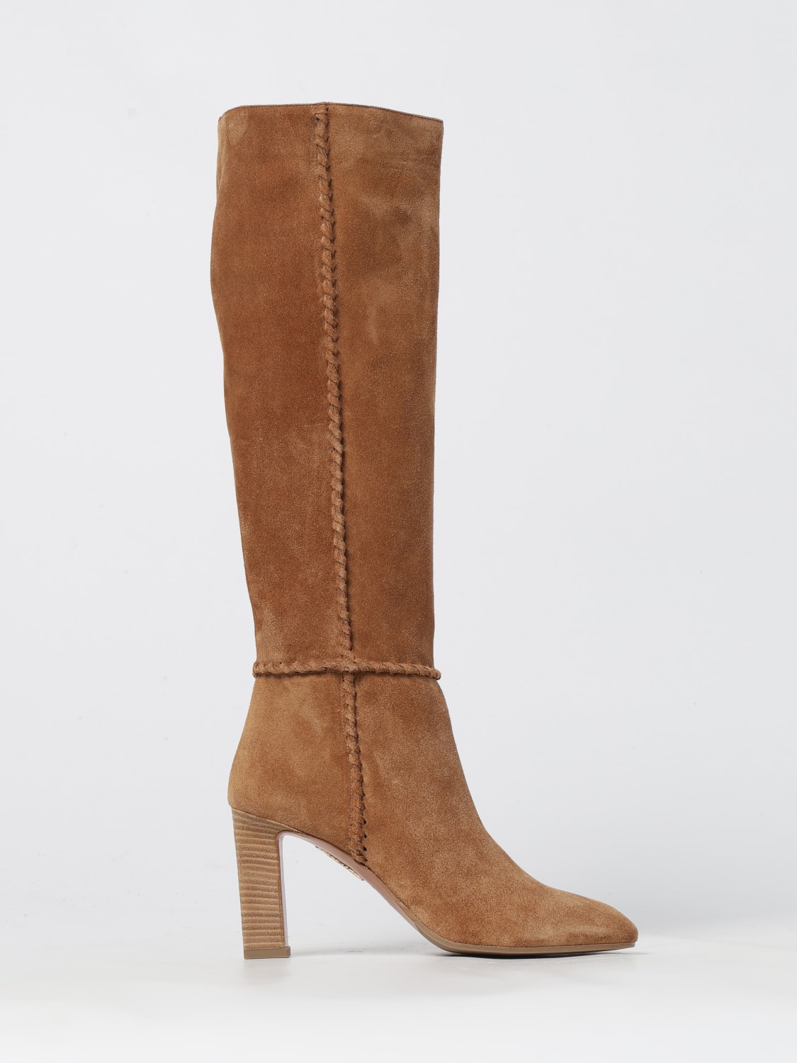 AQUAZZURA BOOTS: Shoes woman Aquazzura, Beige - Img 1
